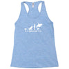 poker ~ fish to shark evolution ~ Racerback Tank