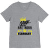 Kings Are Born In February V-Neck Tee