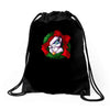 christmas wreath bluebie bust by bluekazenate Drawstring Bags