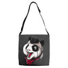 panda pirate Adjustable Strap Totes