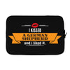 I Kissed A German Shepherd And I Liked It Laptop cover