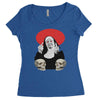 nun fuck Women's Triblend Scoop T-shirt