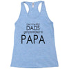 best dad get promoted to papa Racerback Tank