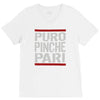 puro pinche pari funny V-Neck Tee