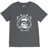 totenkopf zylinder skull pik poker ace topper bike mc rock metal V-Neck Tee