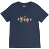 Femen with Flowers V-Neck Tee