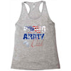 proud army dad 3 Racerback Tank