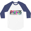 jake paulers colorful 3/4 Sleeve Shirt