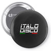 retro italo disco Pin-back button