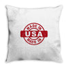 made in usa Throw Pillow