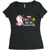 My Unicorn Ate My Homework Women's Triblend Scoop T-shirt