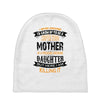 Super Cool Mother Of A Freaking Awesome Granddaughter Baby Beanies