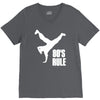 80's rule break dancer V-Neck Tee