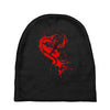 heartless splatter Baby Beanies