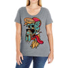 old skul dude Ladies Curvy T-Shirt