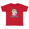 unicorns are born in february cute unicorn Toddler T-shirt