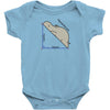 hypotenuse math humor Baby Onesie