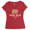 mama bear Women's Triblend Scoop T-shirt