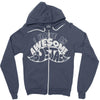 i have an awesome moustache Zipper Hoodie