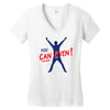 you can even Women's V-Neck T-Shirt