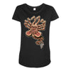 in space no one can hear you scream Maternity Scoop Neck T-shirt