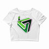 puzzled putter Crop Top