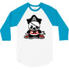 pirate panda 3/4 Sleeve Shirt