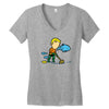 part time job   aquarium Women's V-Neck T-Shirt