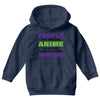 people who don't like anime are not real and should not be trusted Youth Hoodie