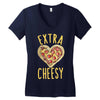 extra cheesy Women's V-Neck T-Shirt