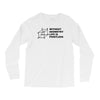 without geometry life is pointless funny math school science nerd geek Long Sleeve Shirts