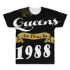 queens are born in 1988 All Over Men's T-shirt