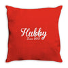 hubby since 2015 funny Throw Pillow