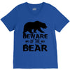 Beware Of The Bear V-Neck Tee