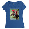 napoleon bonaparte stormtrooper funny retro Women's Triblend Scoop T-shirt