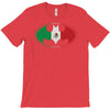 bat man mexican flag mexico logo T-Shirt