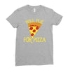 will plie for pizza Ladies Fitted T-Shirt
