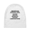 Smartass August Girl Baby Beanies