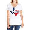 texan boxer lover Ladies Curvy T-Shirt