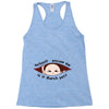 March Peeking Out Asian Baby Boy Racerback Tank
