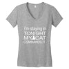 cat command Women's V-Neck T-Shirt
