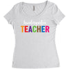 Kindergarten Teacher Women's Triblend Scoop T-shirt