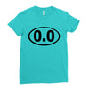 cutie oval Ladies Fitted T-Shirt