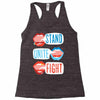 Women's March Stand Unite Fight Racerback Tank