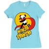 ninja panda Ladies Fitted T-Shirt