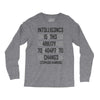 adapt or die encoded Long Sleeve Shirts