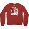 i like trains Crewneck Sweatshirt