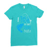 i fish so i don't choke Ladies Fitted T-Shirt
