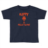 halloween happy hallowine Toddler T-shirt