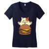 i has cheezburger! Women's V-Neck T-Shirt